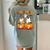 Haunted By 67 Boo Ghost Pumpkin Halloween Teacher Women's Comfort Colors T-Shirt Back Print Bay