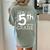 Hello 5th Grade Here I Come Teacher Fifth Grade Boys Girls Women's Comfort Colors T-Shirt Back Print Bay