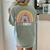 IA Crew Instructional Assistant Rainbow Teachers Aide Women's Comfort Colors T-Shirt Back Print Bay