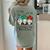 It's Fine We'Re Fine Gnome Pre-K Teacher Christmas Light For Men Women Women's Comfort Colors T-Shirt Back Print Bay