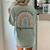 Its A Good Day To Teach Tiny Musicians Music Teacher Rainbow Women's Comfort Colors T-Shirt Back Print Bay