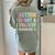 Kids AUTISM IS NOT A TRAGEDY IGNORANCE IS Proud Teacher Crew Women's Comfort Colors T-Shirt Back Print Bay
