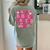 In My Kindergarten Era Girl Back To School Kinder Teacher Women's Comfort Colors T-Shirt Back Print Bay