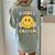 Kindergarten Squad Smile Face Teachers Kids Back To School Women's Comfort Colors T-Shirt Back Print Bay Kindergarten Squad Smile Face Teachers Kids Back To School Women's Comfort Colors T-Shirt Back Print Bay