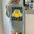 Kindergarten Teacher Hippie Smile Face Back School Women's Comfort Colors T-Shirt Back Print Bay Kindergarten Teacher Hippie Smile Face Back School Women's Comfort Colors T-Shirt Back Print Bay