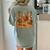 Librarian Turkey Reading Book Fall Thanksgiving Teacher Book Women's Comfort Colors T-Shirt Back Print Bay