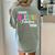 Maestra Fabulosa Bilingual Spanish Espanol Teacher School Women's Comfort Colors T-Shirt Back Print Bay