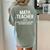 Math Teacher Definition Shirt Men Women Teacher Women's Comfort Colors T-Shirt Back Print Bay
