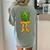 Math Teacher Hawaiian Shirts Pineapple Pi Day Symbol Women's Comfort Colors T-Shirt Back Print Bay