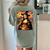 Mona Lisa Pumpkin Halloween Art Teacher Witchy Women Kids Women's Comfort Colors T-Shirt Back Print Bay Mona Lisa Pumpkin Halloween Art Teacher Witchy Women Kids Women's Comfort Colors T-Shirt Back Print Bay