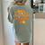 One Thankful PE Teacher Thanksgiving Fall Autumn Groovy Women's Comfort Colors T-Shirt Back Print Bay