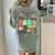 Para Paraprofessional Paraeducator Teacher Back To School Women's Comfort Colors T-Shirt Back Print Bay