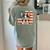 Patriotic Boston Terrier Dog Lover USA Flag 4th Of July For Men Women Kids Women's Comfort Colors T-Shirt Back Print Bay
