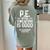 PE Physical Education Teacher Sweating Men Women Women's Comfort Colors T-Shirt Back Print Bay