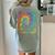 PE Teacher Phys Ed Tie Dye Physical Education Appreciation Women's Comfort Colors T-Shirt Back Print Bay