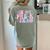 In My Pre K Era Groovy Back To School First Day Teacher Kids Women's Comfort Colors T-Shirt Back Print Bay