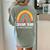 Rainbow Pencil Dream Exceptional Education Team SPED Teacher Women's Comfort Colors T-Shirt Back Print Bay