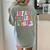 Retro Infant Teacher Vibes Women Daycare Teacher Women's Comfort Colors T-Shirt Back Print Bay