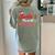 Santa's Favorite Para Christmas Paraprofessional Teacher Women's Comfort Colors T-Shirt Back Print Bay