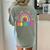 Second Grade Rainbow Girls Boys Teacher Team 2nd Grade Squad Women's Comfort Colors T-Shirt Back Print Bay