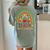 Teach Love Inspire Rainbow Leopard Cheetah Print Teacher Women's Comfort Colors T-Shirt Back Print Bay