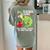 Teachersaurus Rex Dinosaur Like A Normal Teacher Saurus Women's Comfort Colors T-Shirt Back Print Bay