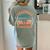 Teaching Is A Walk In The Park Teacher T-Rex Retro Women's Comfort Colors T-Shirt Back Print Bay