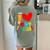 Teens Graduation I Heart My Teachers I Love My Teachers Women's Comfort Colors T-Shirt Back Print Bay