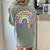 Tiny Human Tamer Watercolor Rainbow Daycare Teacher Women's Comfort Colors T-Shirt Back Print Bay Tiny Human Tamer Watercolor Rainbow Daycare Teacher Women's Comfort Colors T-Shirt Back Print Bay