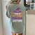 This Is My Tired Teacher Costume Halloween Premium Tri-Blend Women's Comfort Colors T-Shirt Back Print Bay