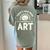 Today’s Good Mood Is Sponsored By Art Teacher Sun Tee Women's Comfort Colors T-Shirt Back Print Bay