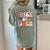 Trick Or Teach Retro Groovy Halloween Teacher Women's Comfort Colors T-Shirt Back Print Bay