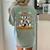 Ugly Sweater Christmas Tree Boston Terrier Dog Xmas Pajama Women's Comfort Colors T-Shirt Back Print Bay