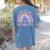 100th Day Of Kindergarten Teacher Kids 100 Days Smarter Women's Comfort Colors T-Shirt Back Print Blue Jean