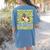 100th Day Of School Teacher Monkey Pun Banana For Men Women Girls Kids Women's Comfort Colors T-Shirt Back Print Blue Jean