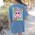 In My 3rd Grade Era Back To School Smile Face Teacher Kid Women's Comfort Colors T-Shirt Back Print Blue Jean