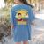 67 Meme Six Seven Bruh Retro Dabbing Teacher School Women's Comfort Colors T-Shirt Back Print Blue Jean
