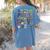 ABCs Alphabet Halloween Learning Kindergarten Teachers Women's Comfort Colors T-Shirt Back Print Blue Jean ABCs Alphabet Halloween Learning Kindergarten Teachers Women's Comfort Colors T-Shirt Back Print Blue Jean