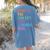 Admit It You Low Key Love Learning Bruh Teachers Women Women's Comfort Colors T-Shirt Back Print Blue Jean