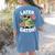 Alligator Later Gator Teacher Summer Last Day Fun Women's Comfort Colors T-Shirt Back Print Blue Jean Alligator Later Gator Teacher Summer Last Day Fun Women's Comfort Colors T-Shirt Back Print Blue Jean