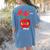A Is For Apple Pre-K Kindergarten Teacher Student Women's Comfort Colors T-Shirt Back Print Blue Jean