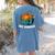 Art Teacher Pumpkin Halloween Night Men Women Women's Comfort Colors T-Shirt Back Print Blue Jean