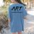 Art Teacher Women's Comfort Colors T-Shirt Back Print Blue Jean Art Teacher Women's Comfort Colors T-Shirt Back Print Blue Jean