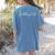 Theatre Teacher Theater Drama Rehearsal Theater Women's Comfort Colors T-Shirt Back Print Blue Jean
