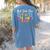 But Did You Take Attendance Teacher School Secretary Team Women's Comfort Colors T-Shirt Back Print Blue Jean