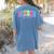 Back To School Neon Checkered Second Grade Colorful Teacher Women's Comfort Colors T-Shirt Back Print Blue Jean