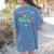 Battery Life Of A School Teacher Monday To Friday For Men Women Women's Comfort Colors T-Shirt Back Print Blue Jean