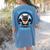 Batty About Books Lover Teacher Librarian Bookish Halloween For Men Women Kids Women's Comfort Colors T-Shirt Back Print Blue Jean