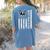 Best Boston Terrier Dog Mom Ever USA Flag For Men Women Kids Women's Comfort Colors T-Shirt Back Print Blue Jean