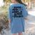 Blessed To Be A Catholic School Teacher Christian Teaching Women's Comfort Colors T-Shirt Back Print Blue Jean